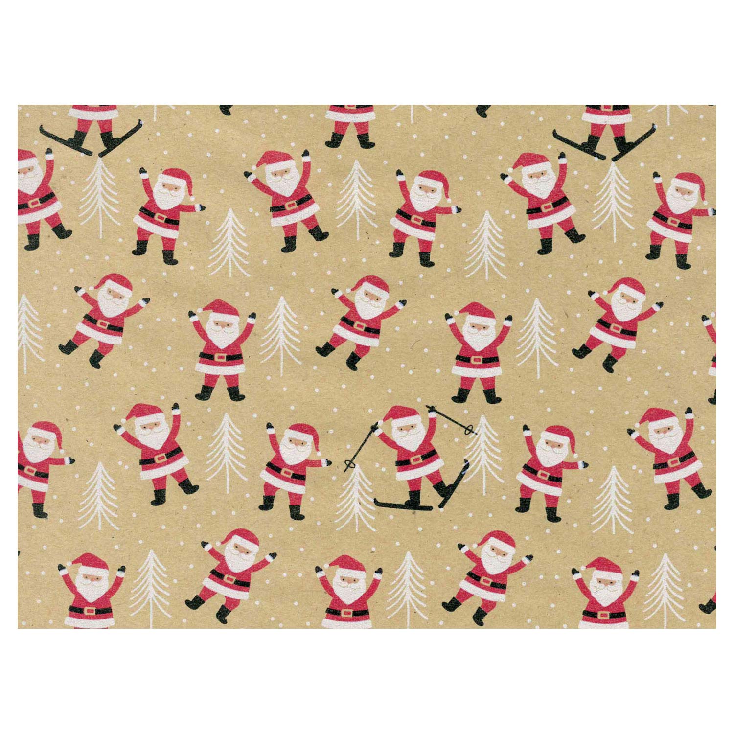 Rotolux Inpakpapier Kerstmannen, 3mtr.