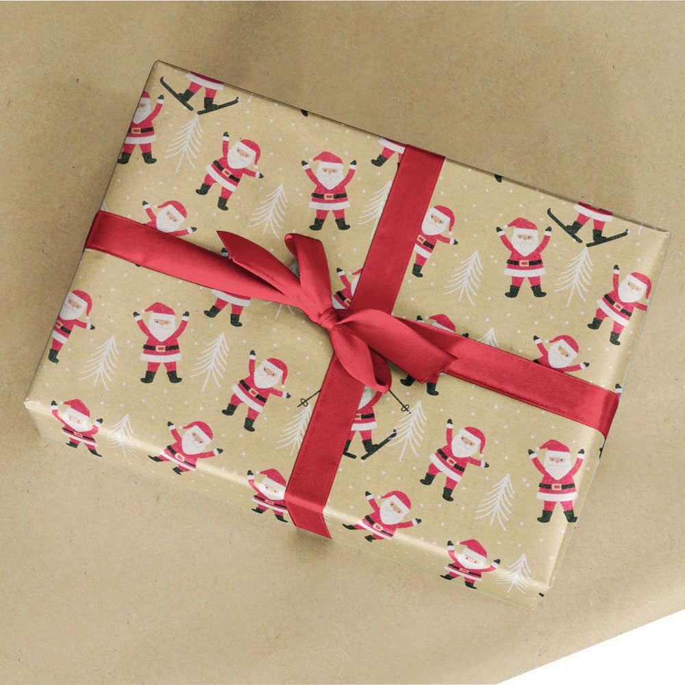 Rotolux Inpakpapier Kerstmannen, 3mtr.