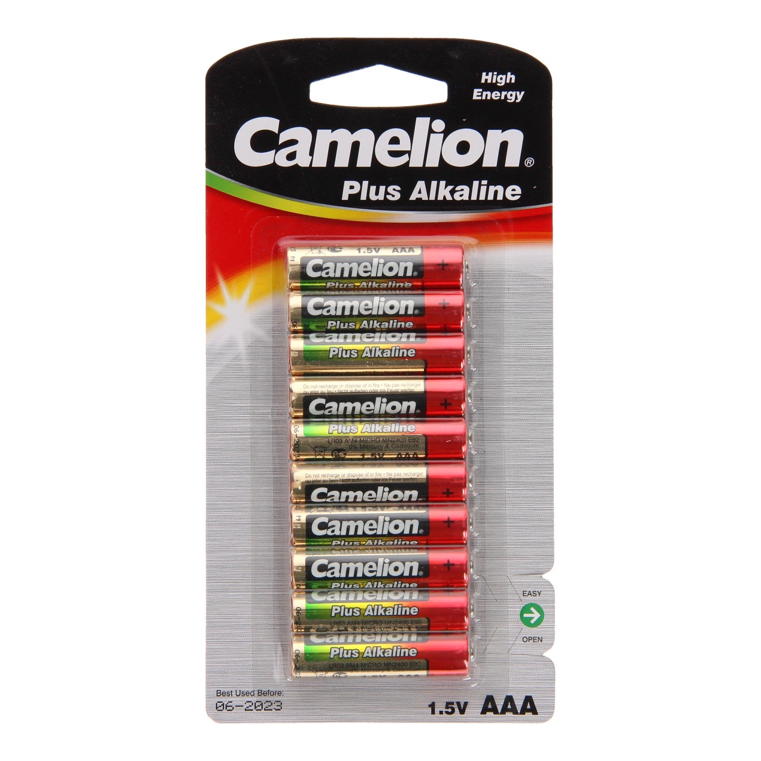 Battery Sales Europe Plus Batterij Alkaline AAA/LR03, 10st.