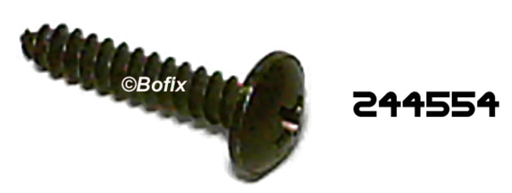 SCOOTERPARKERS ZWART 4.8x16 mm (P.25)