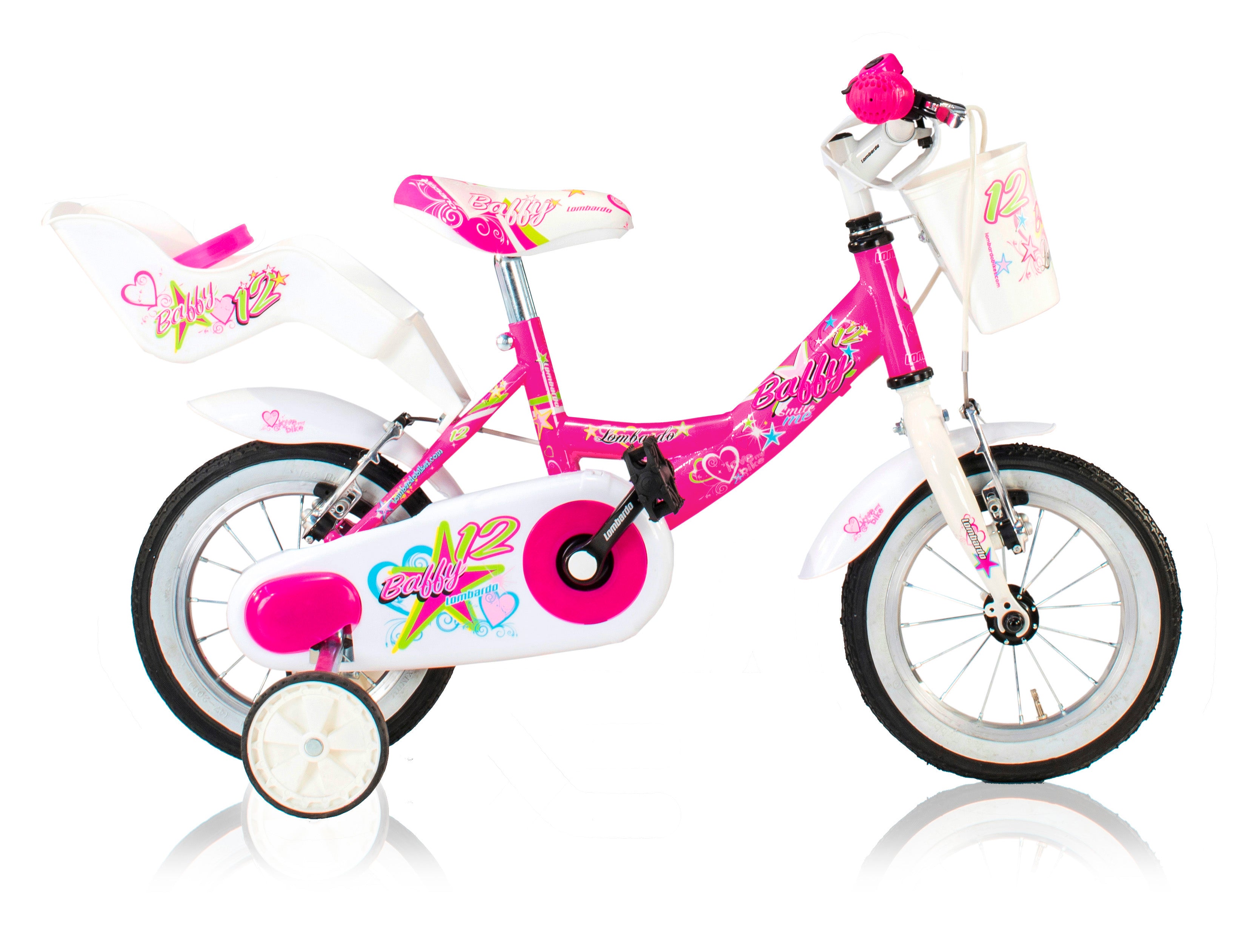 lombardo baffy d roze wit vrijloop +2 handrem