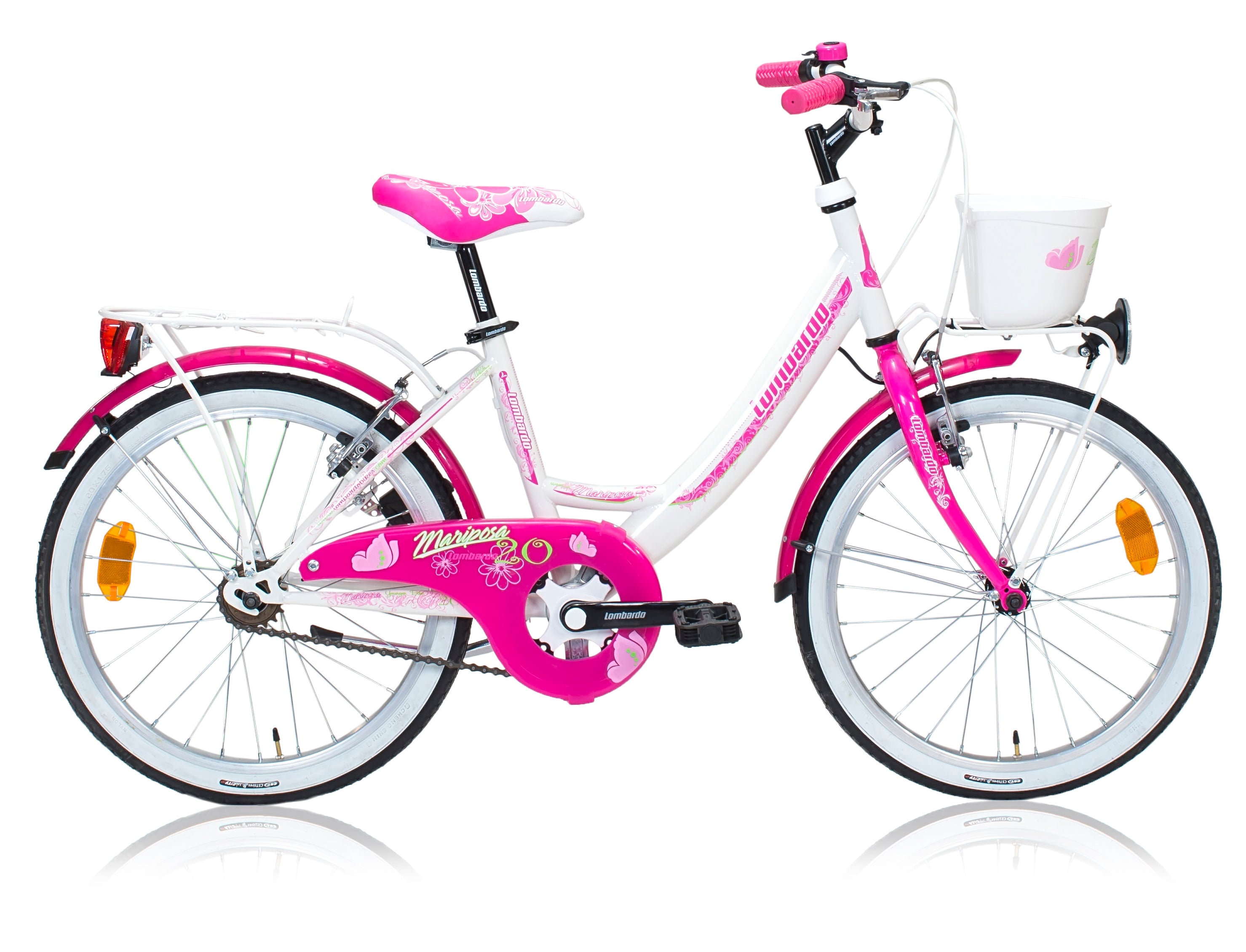 lombardo mariposa d wit roze vrijloop + 2 handrem