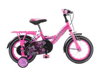 mickey bike 16 inch roze vrijloop + 2 handrem