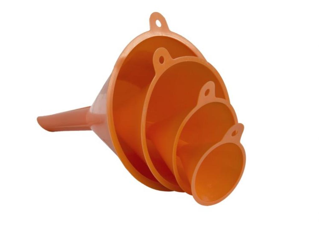 TRECHTER SET 4 STUKS ORANJE