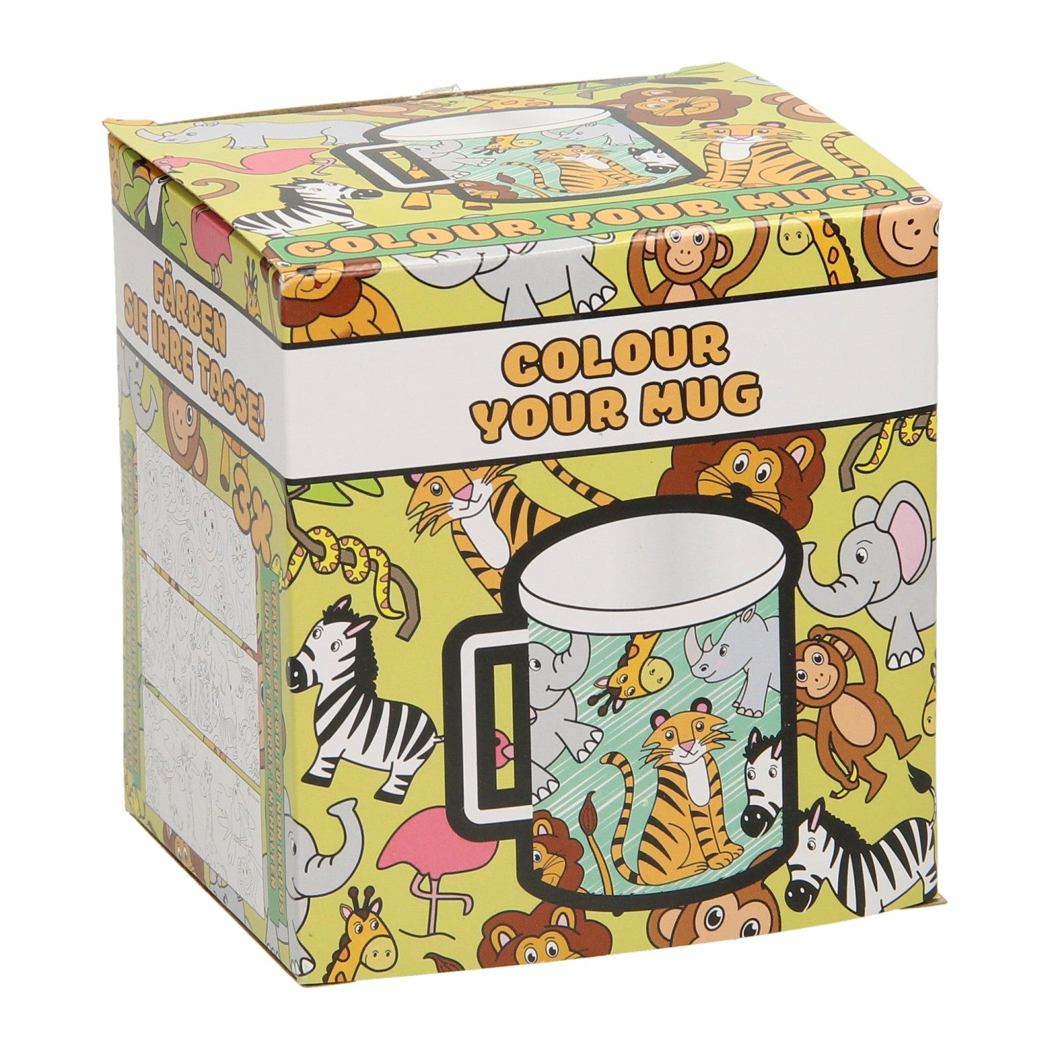 Kleur je eigen beker dieren 250 ml | 36 stuks
