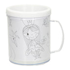 Kleur je eigen beker prinses 250 ml | 36 stuks