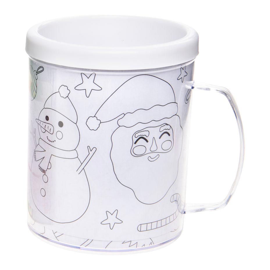duckiez kleur je eigen mok kerst