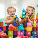 Blockaroo Magnetische Foam Blokken Kasteel Box, 35dlg.
