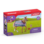 Schleich HORSE CLUB Engelse Volbloed met Deken 42360