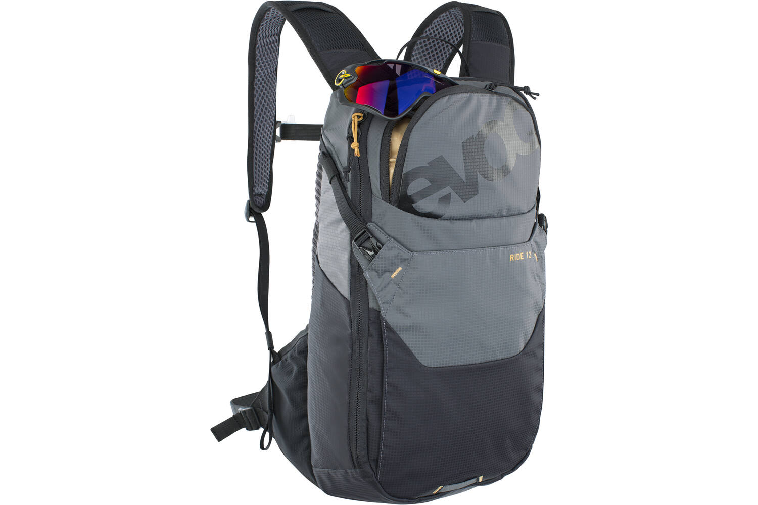 Evoc - ride 12 + 2l bladder carbon grey black one