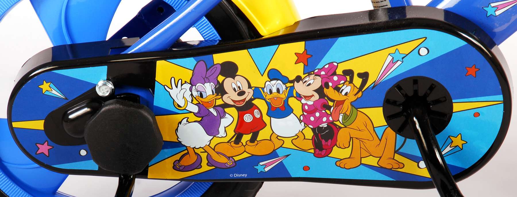 Mickey mouse Mickey Kinderfiets 12 inch Rood/Blauw Doortrapper