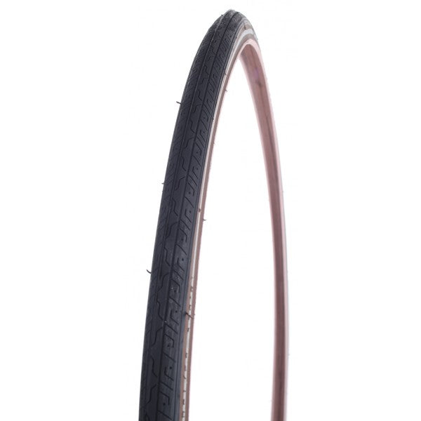 Deli BuitenbandDeli Kleur: Zwart/bruin met reflectie Maat: 27x1 1/4, ETRTO 32-630