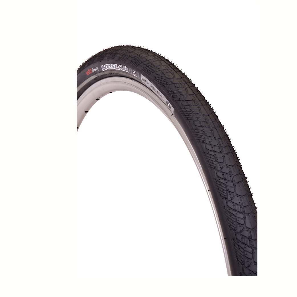 Ralson BuitenbandRalson Wolf (1mm Anti-lek) Kleur: Zwart met reflectie Maat: 28x1.75, ETRTO 47-622