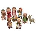 Kerststalfiguren, 9st.
