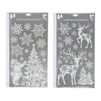 Raamstickers Kerst Glitter Wit