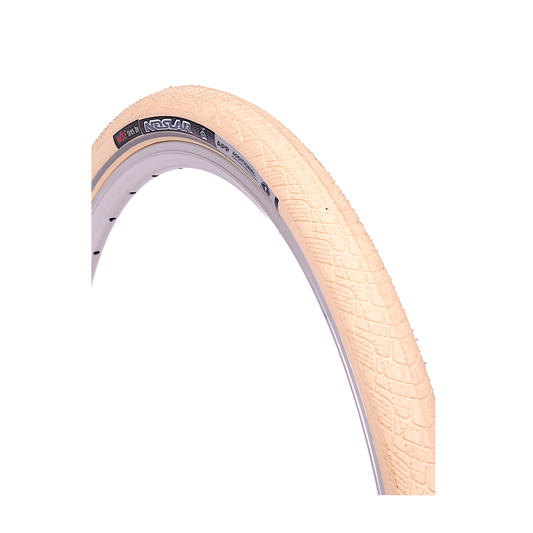 BuitenbandRalson Wolff (Anti-lek) Kleur: Creme met reflectie Maat: 28x1.75, ETRTO 47-622