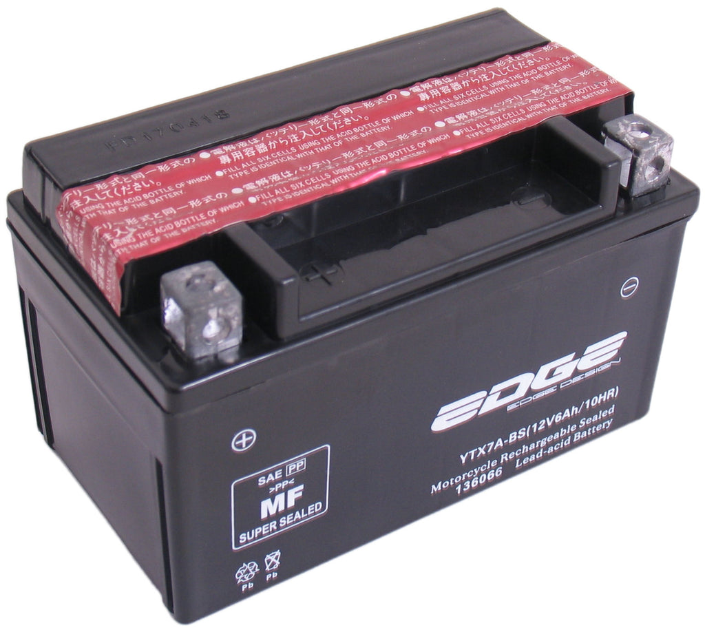 Accu Edge CTX7A-BS onderhoudsvrij, inclusief zuurpakket
