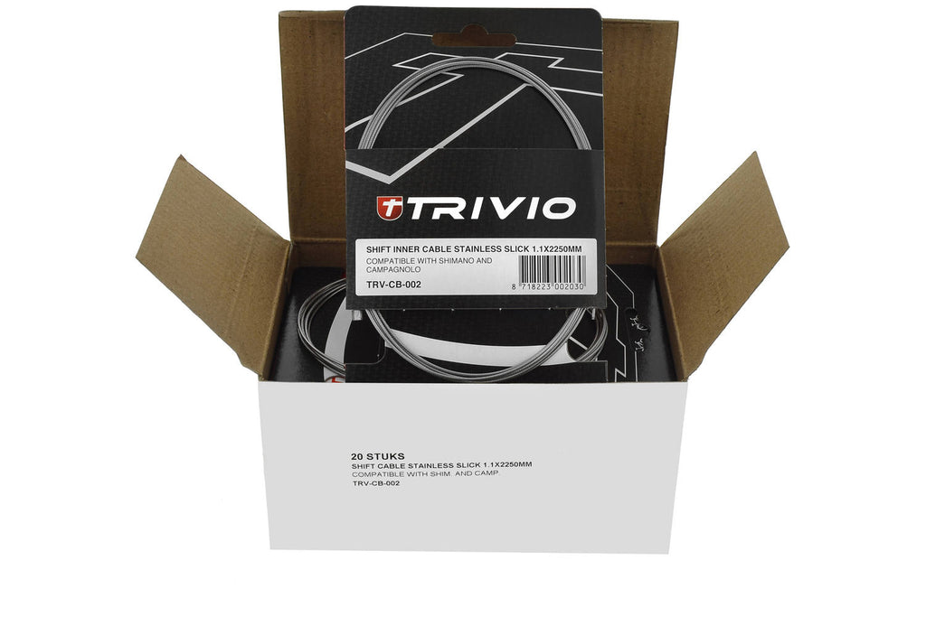Trivio - derailleur binnenkabel rvs slick 1.1x2250mm - 20 st.