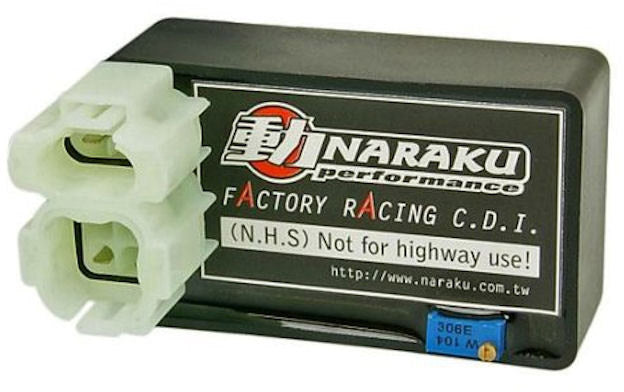 CDI unit Naraku voor China scooter 4Takt GY6 50cc instelbaar