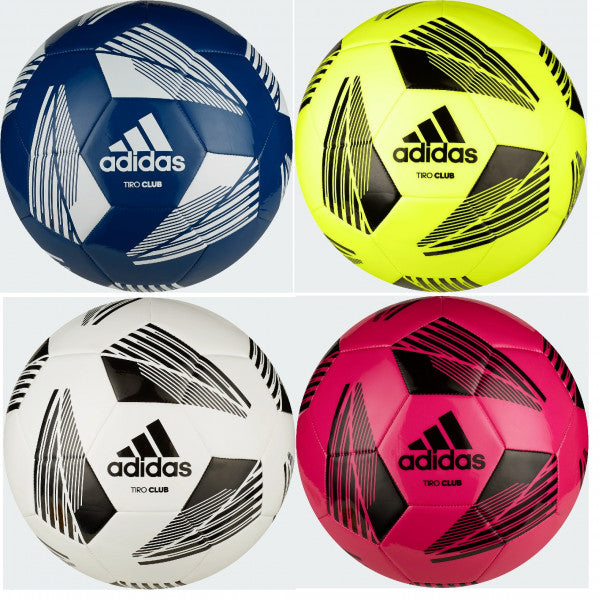 voetbal adidas - tiro club - wit zwart