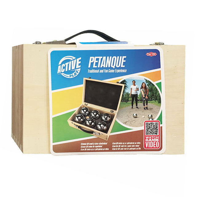 Tactic luxe jeu de boules set in houten kist