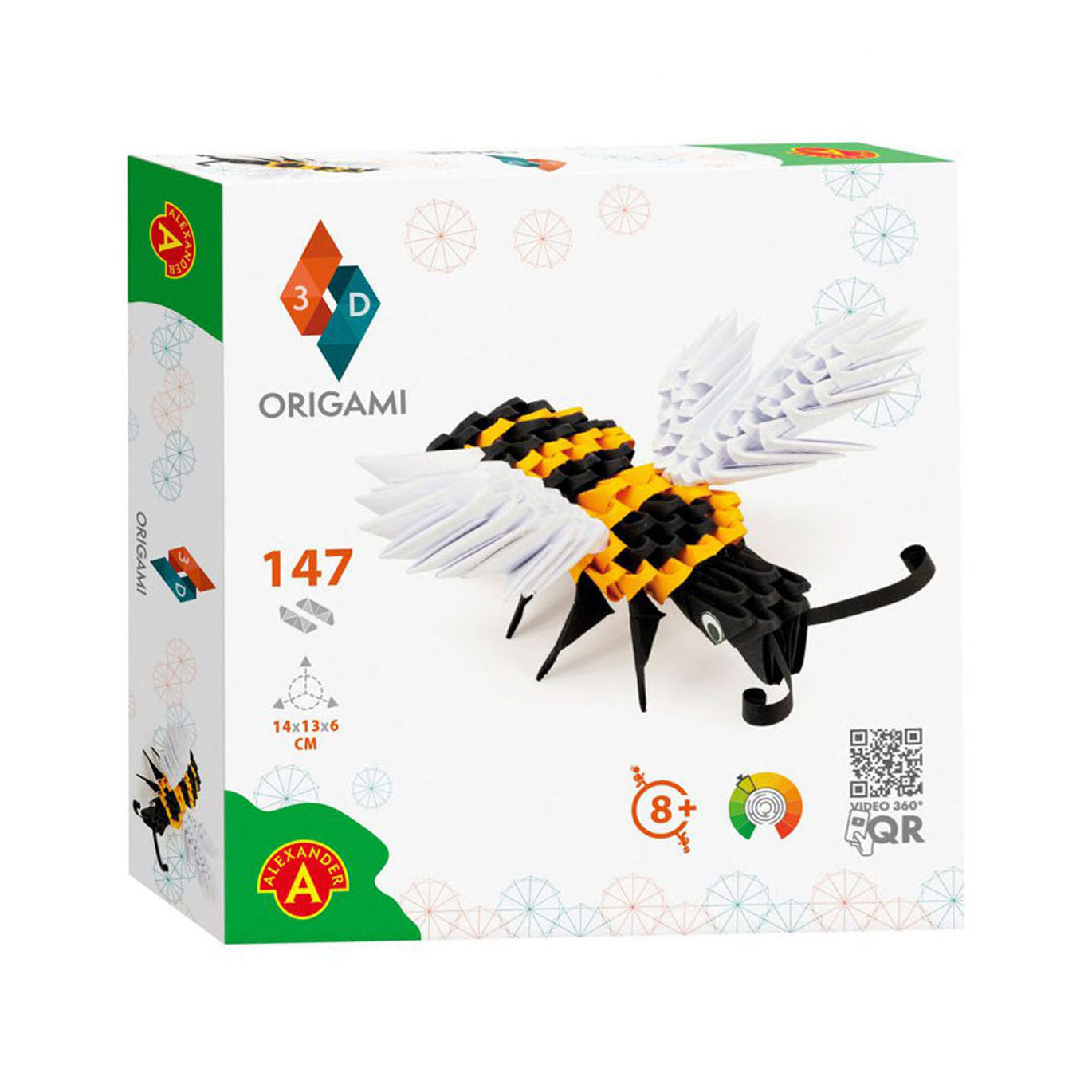 Selecta ORIGAMI 3D Bij, 147dlg.