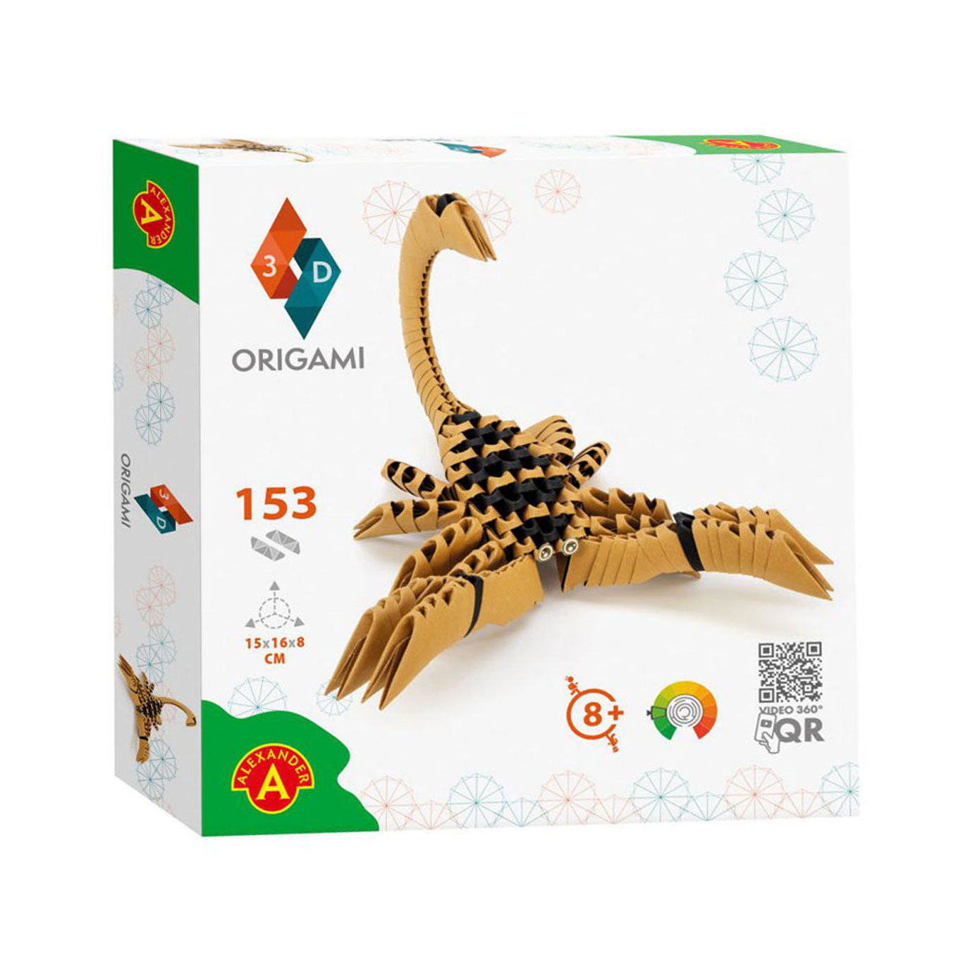 Selecta ORIGAMI 3D Schorpioen, 153dlg.