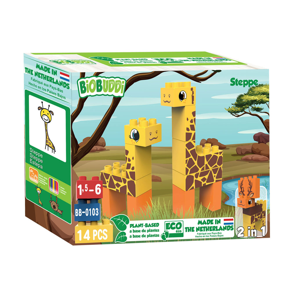 Biobuddi Bouwset Wildlife Steppe, 14dlg.