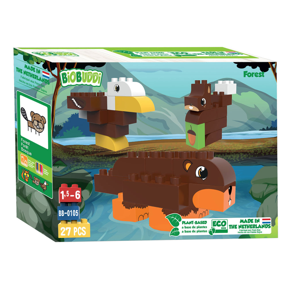 Biobuddi Bouwset Wildlife Forest, 27dlg.