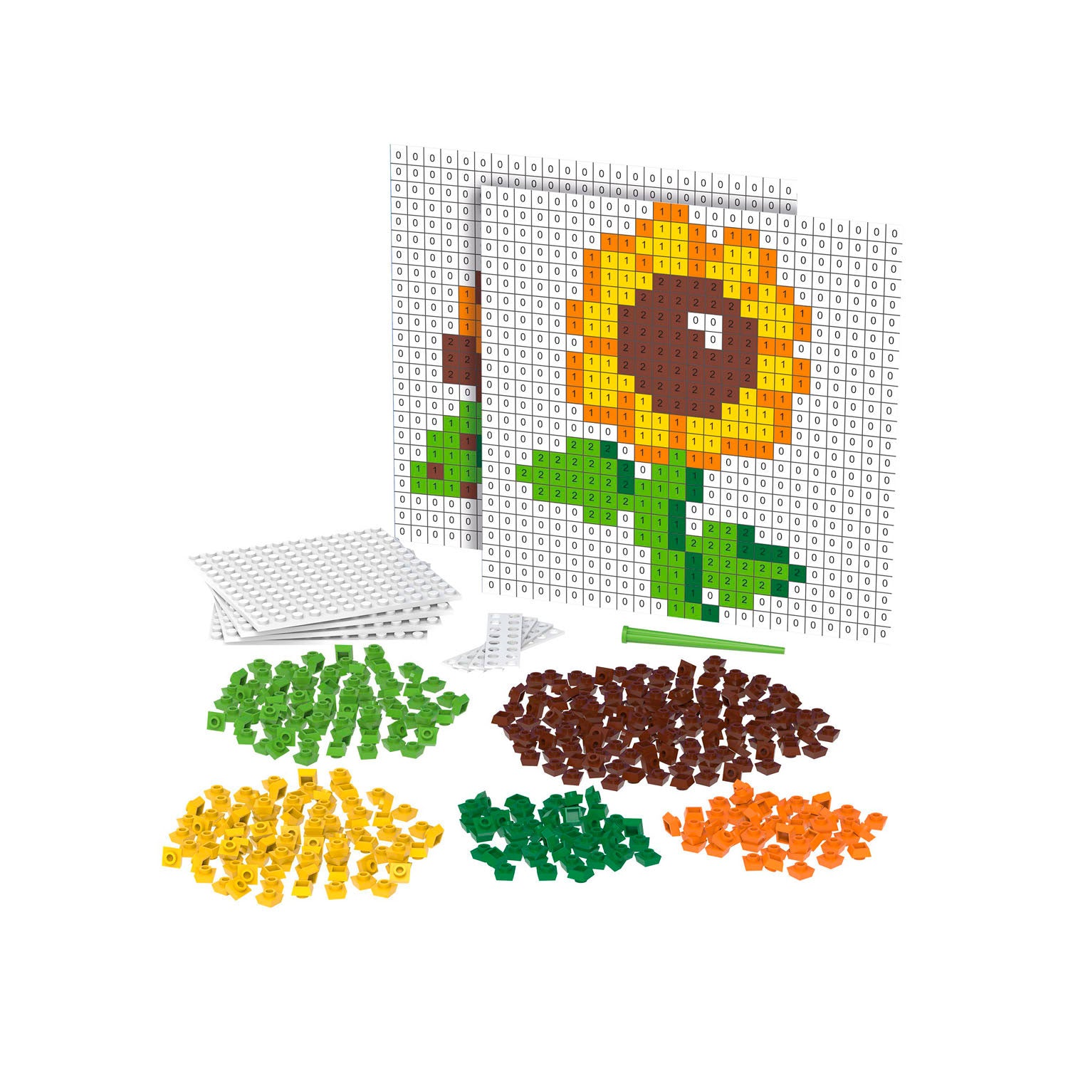 BiOBUDDi Create Bloem en Schildpad, 461dlg.