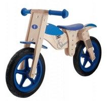 Loopfiets hout Motor