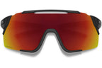 Smith Attack mag mtb bril matte black chrom red mirror