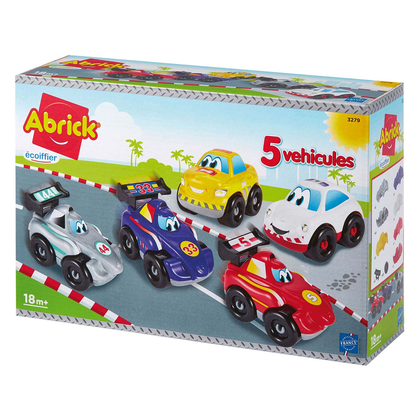 Ecoiffier Racewagens, 5st.