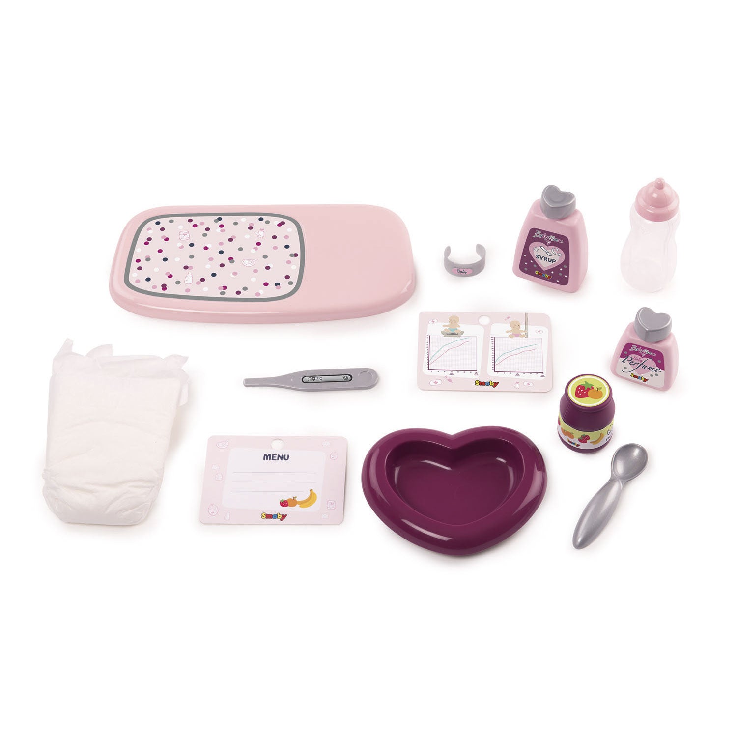 Smoby Baby Nurse Verzorgingsset