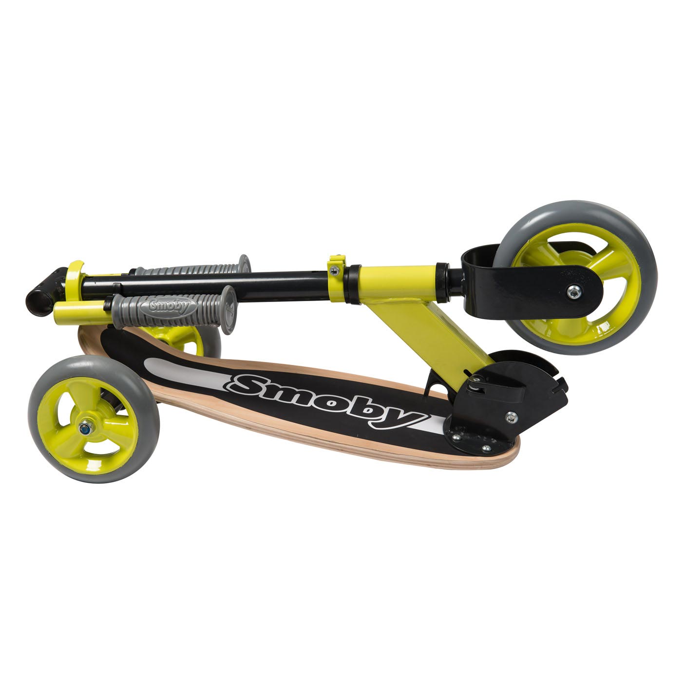 Smoby Houten 3-Wiel Opvouwbare Step