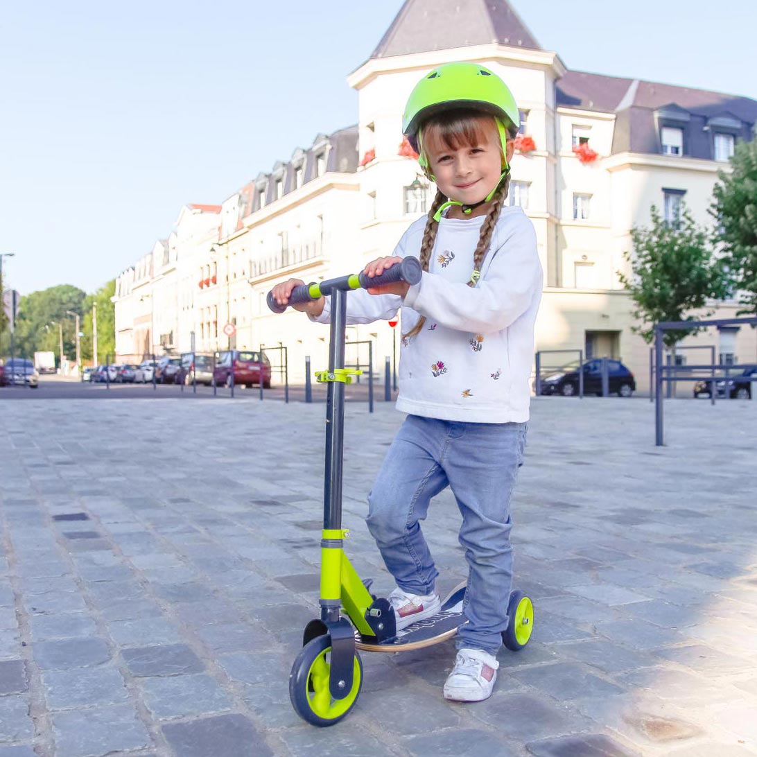 Smoby Houten 3-Wiel Opvouwbare Step