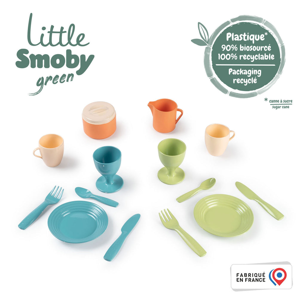 Smoby Little Green Servies 14dlg.