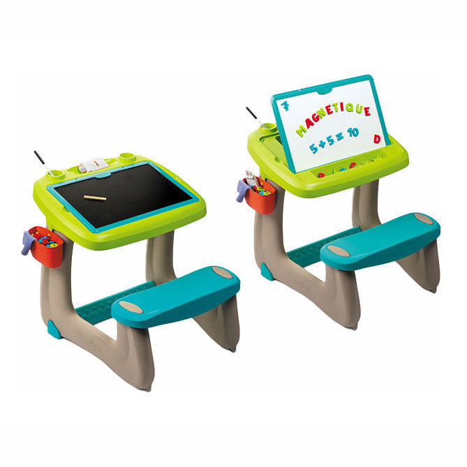 Smoby Little Pupils Schoolbank met Magnetisch Memobord, 80dlg.