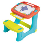 Smoby Schoolbank met Magnetisch Tekenbord, 12dlg.