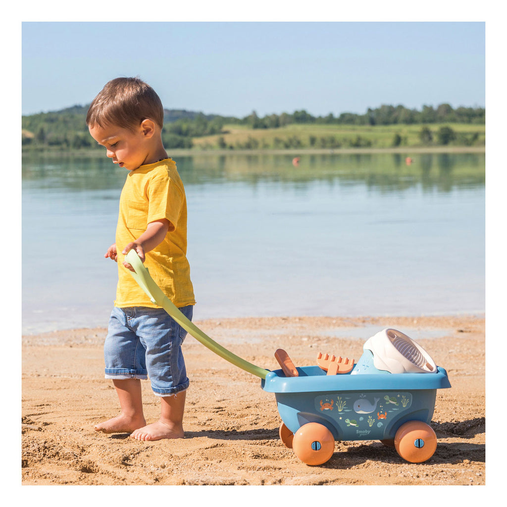 Smoby Green Strandset met Bolderkar Onderwaterwereld, 5dlg.