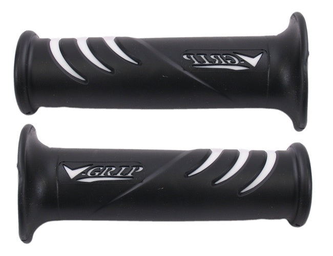 Handvatset Edge V-Grip - Zwart/Wit