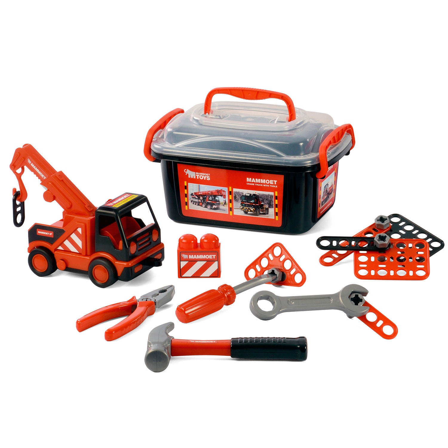 Mammoet Toys Mammoet Mini kraan met Gereedschap