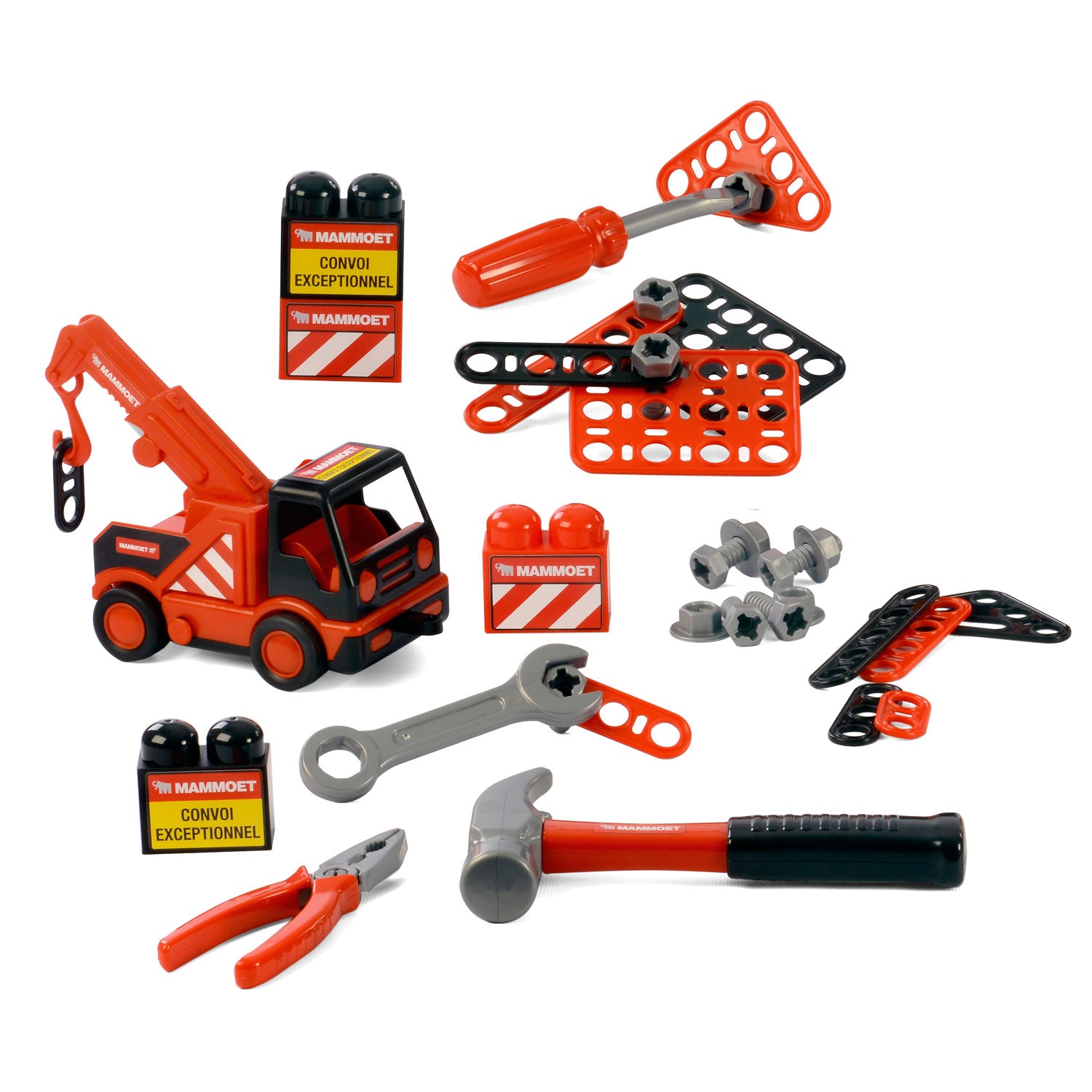 Mammoet Toys Mammoet Mini kraan met Gereedschap