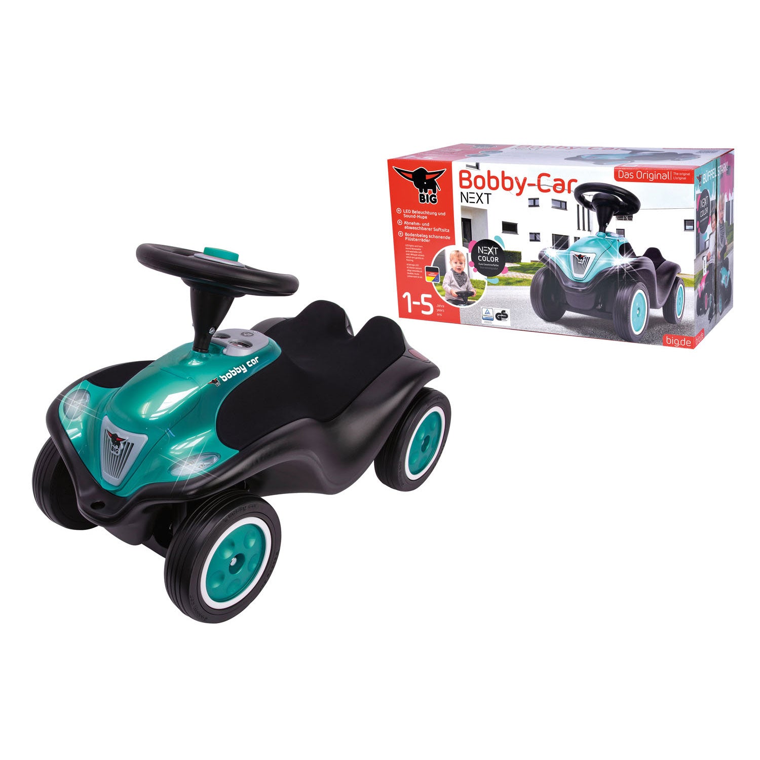 BIG Bobby Car NEXT Turquoise Loopauto