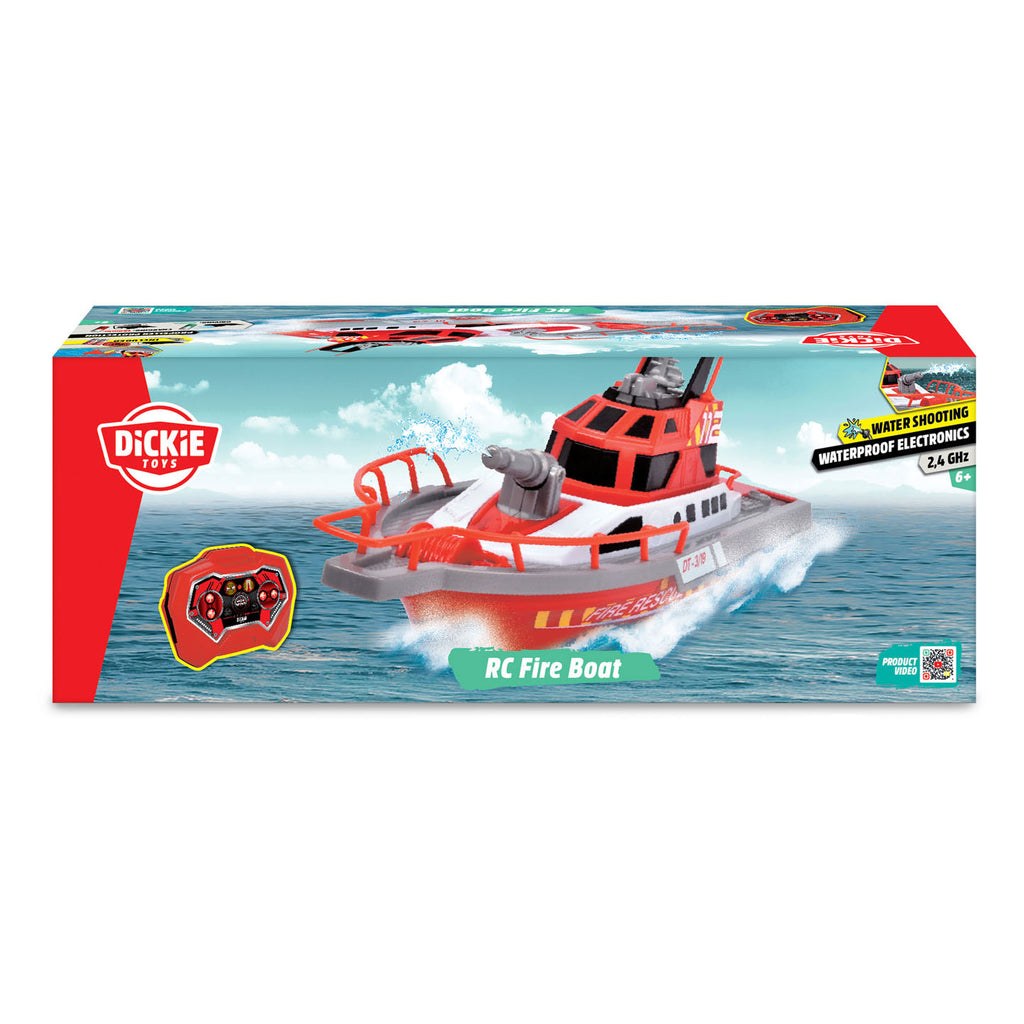 Dickie RC Bestuurbare Brandweerboot, RTR