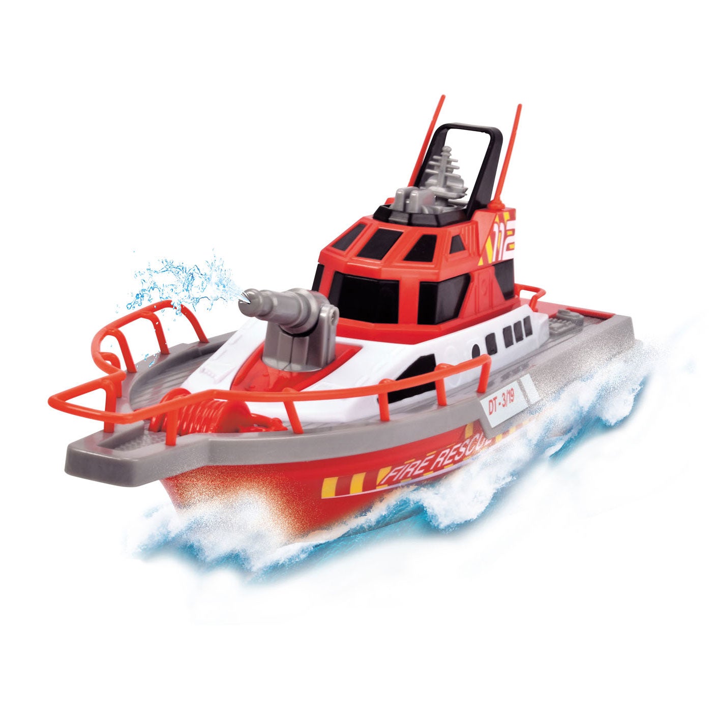 Dickie RC Bestuurbare Brandweerboot, RTR