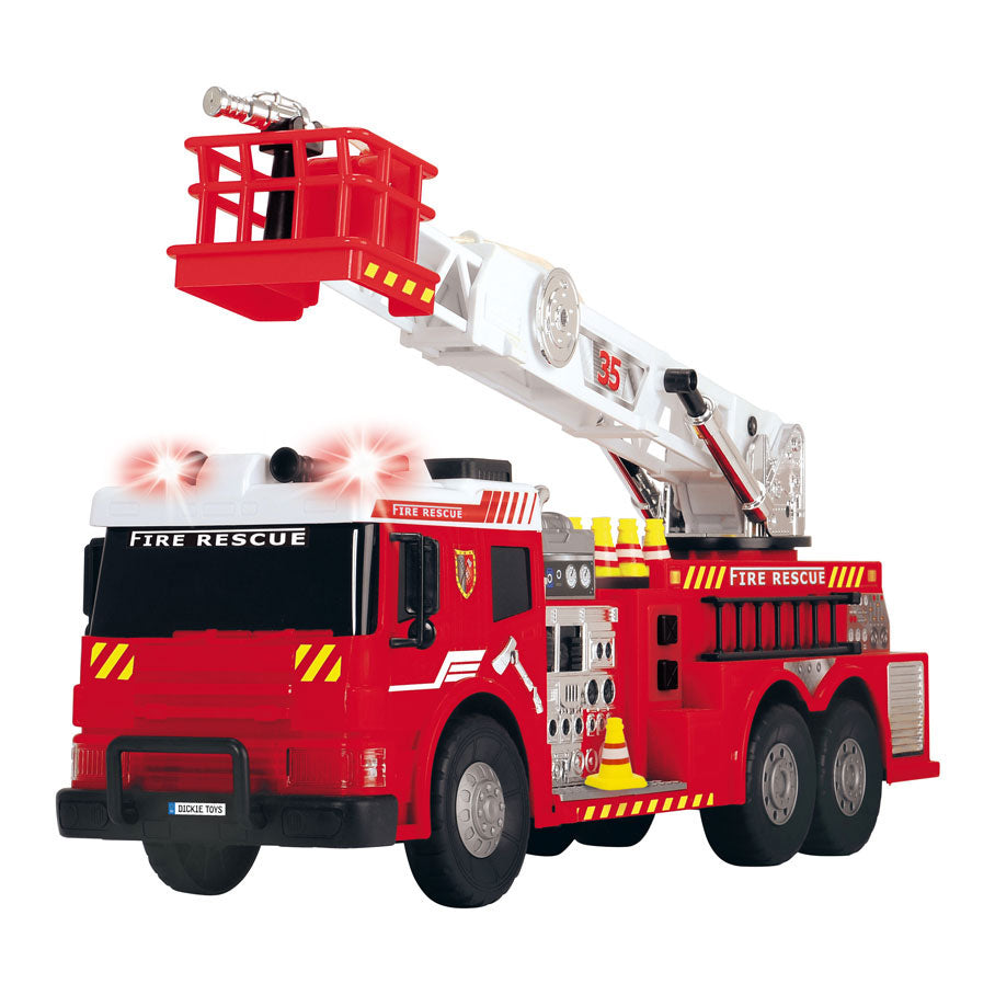 Dickie RC Brandweerwagen met Ladder en Waterspuit
