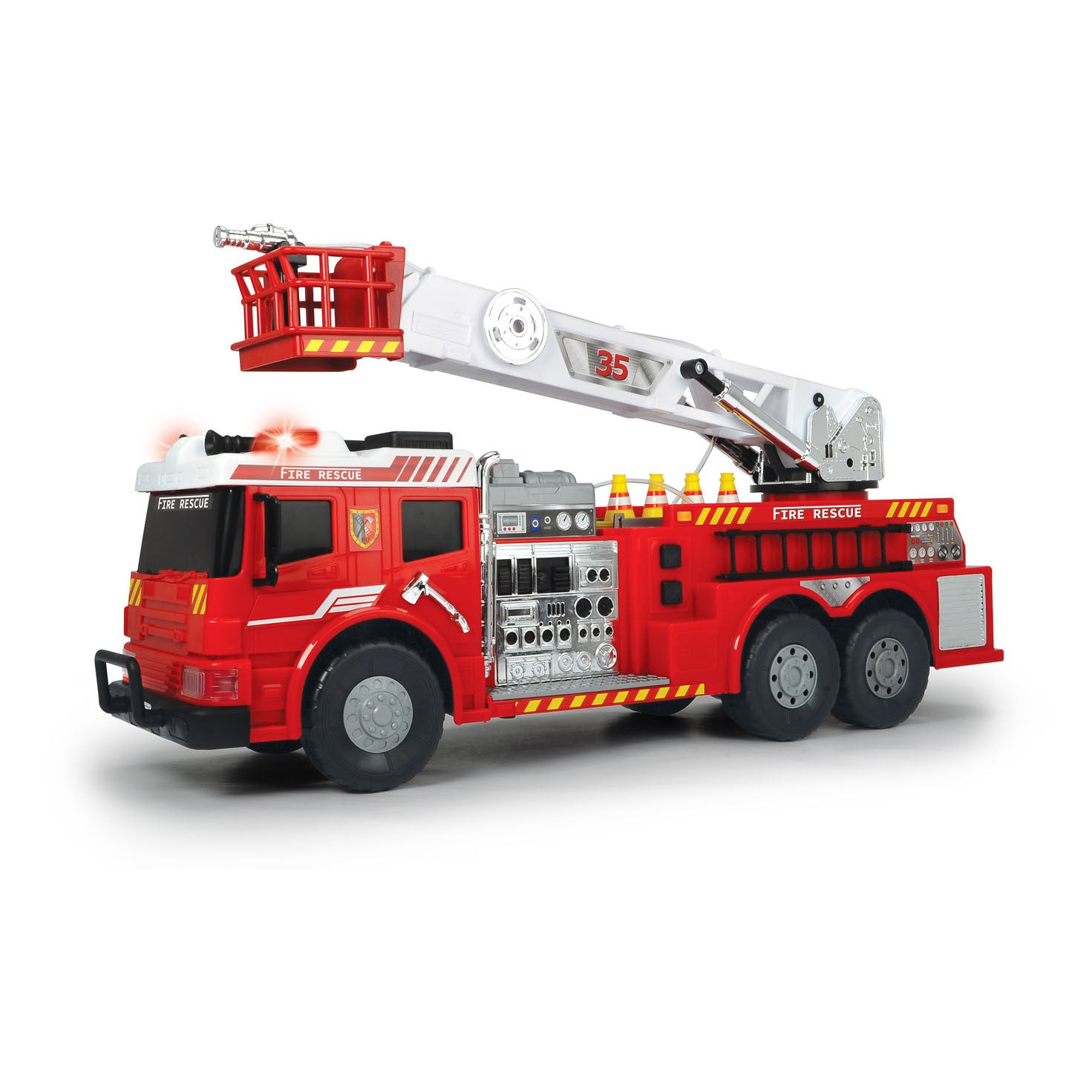Dickie RC Brandweerwagen met Ladder en Waterspuit