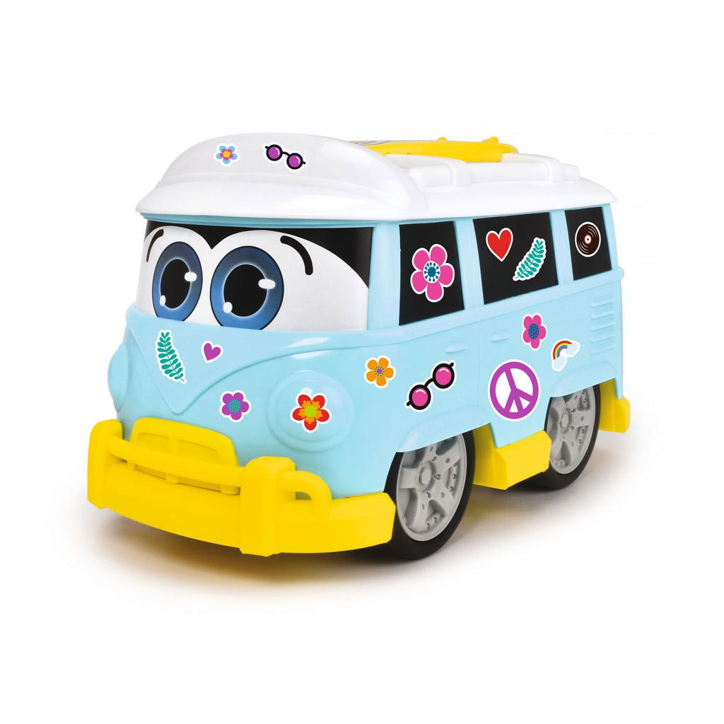 Bus dickie sunny surfer bus 25 cm met stickers | 2 stuks