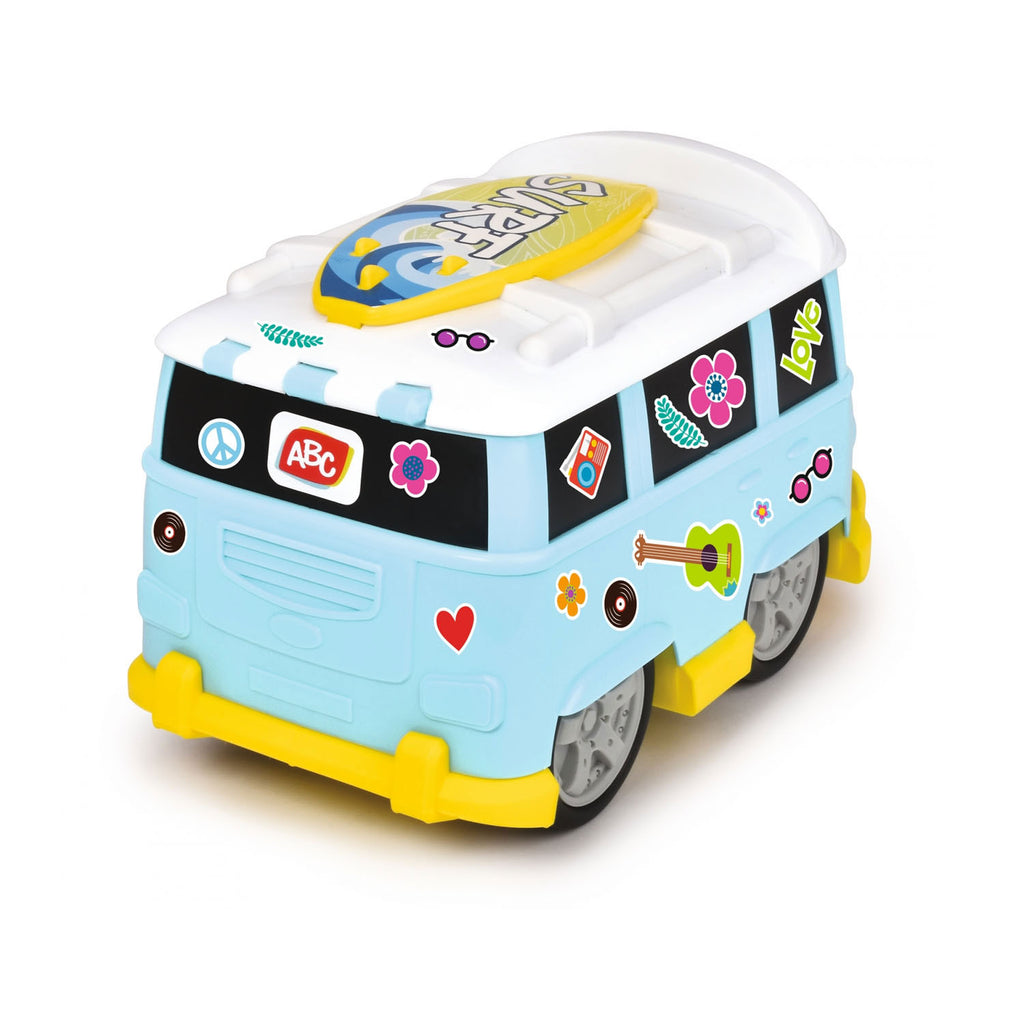 Bus dickie sunny surfer bus 25 cm met stickers | 2 stuks